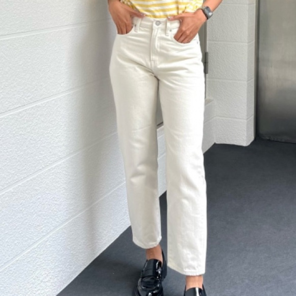 Uniqlo Women Boyfriend Tapered Jeans (Ankle Length)